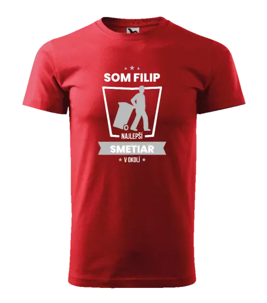 Pánske tričko Najlepší v okolí - smetiar
