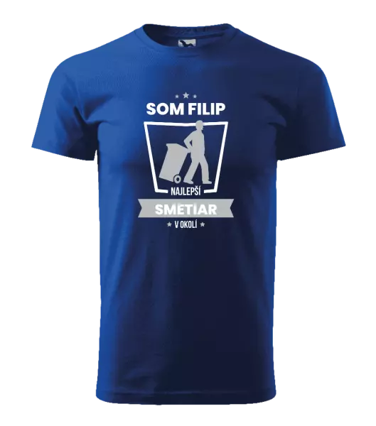 Pánske tričko Najlepší v okolí - smetiar