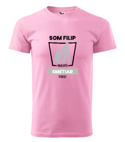 Pánske tričko Najlepší v okolí - smetiar