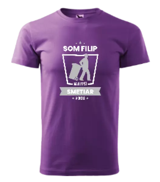 Pánske tričko Najlepší v okolí - smetiar