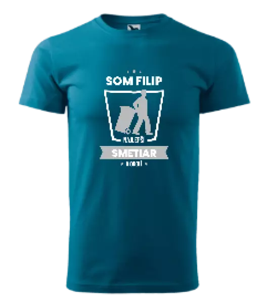 Pánske tričko Najlepší v okolí - smetiar