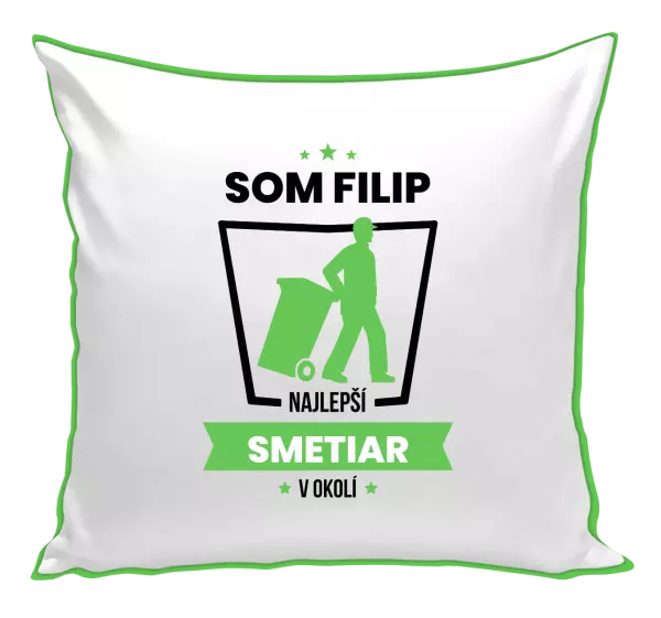 Vankúš Najlepší v okolí - smetiar