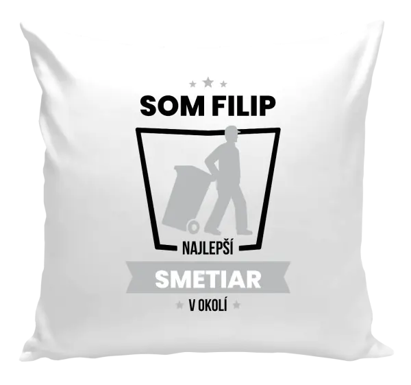 Vankúš Najlepší v okolí - smetiar