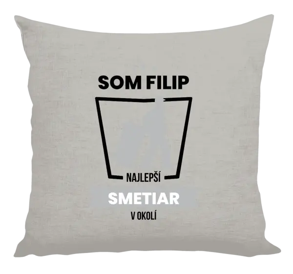 Vankúš Najlepší v okolí - smetiar