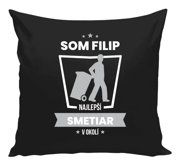 Vankúš Najlepší v okolí - smetiar