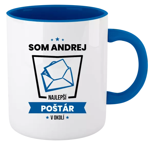 Hrnček  Najlepší v okolí - poštár