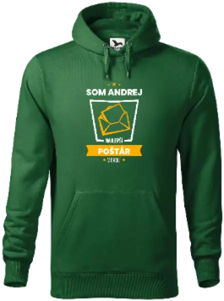 Pánska mikina Najlepší v okolí - poštár