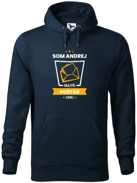 Pánska mikina Najlepší v okolí - poštár