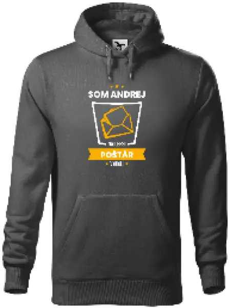 Pánska mikina Najlepší v okolí - poštár