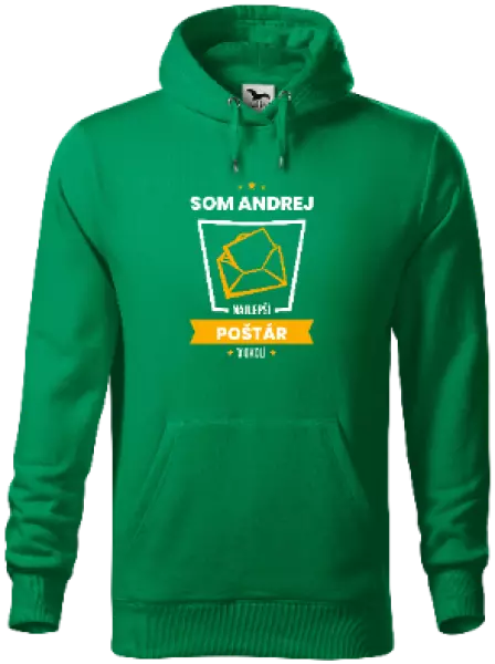 Pánska mikina Najlepší v okolí - poštár