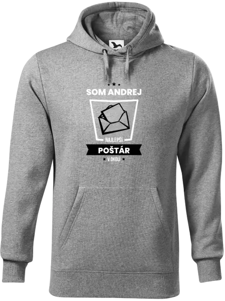 Pánska mikina Najlepší v okolí - poštár