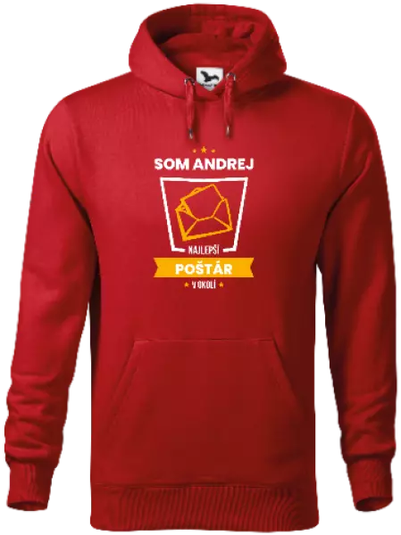 Pánska mikina Najlepší v okolí - poštár