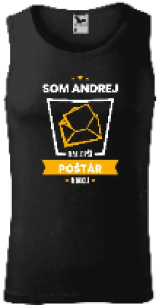 Pánske tielko Najlepší v okolí - poštár