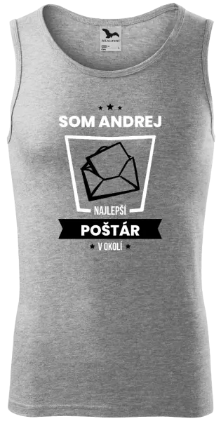 Pánske tielko Najlepší v okolí - poštár