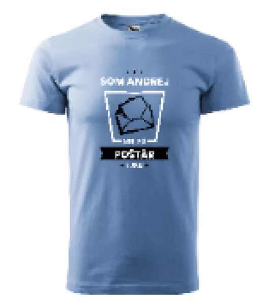 Pánske tričko Najlepší v okolí - poštár