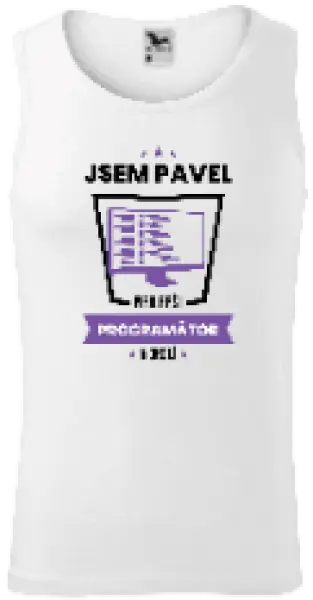 Pánske tielko Najlepší v okolí - programátor