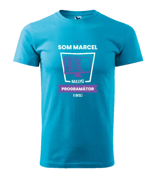 Pánske tričko Najlepší v okolí - programátor