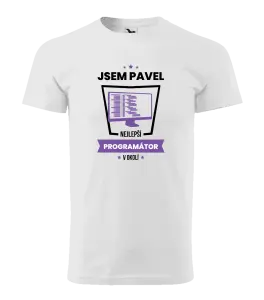 Pánske tričko Najlepší v okolí - programátor