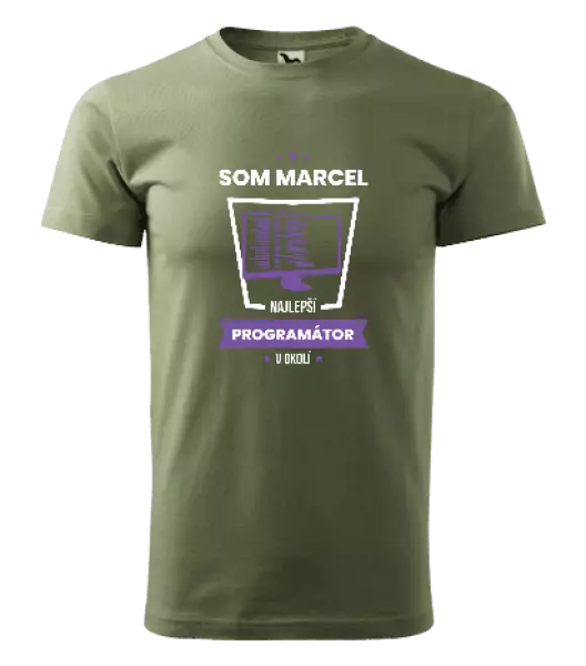 Pánske tričko Najlepší v okolí - programátor