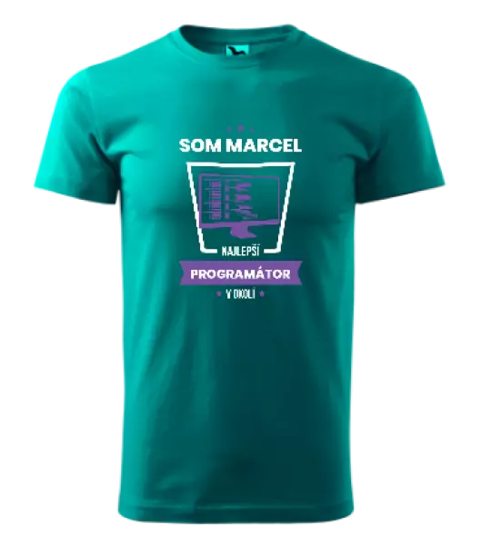 Pánske tričko Najlepší v okolí - programátor