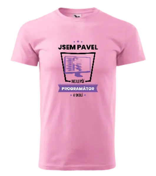 Pánske tričko Najlepší v okolí - programátor