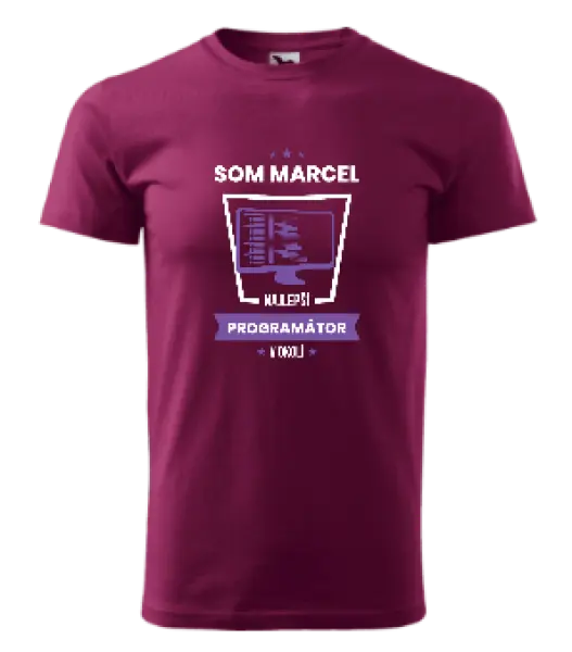 Pánske tričko Najlepší v okolí - programátor
