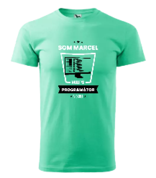 Pánske tričko Najlepší v okolí - programátor