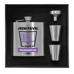 Ploskačka v krabičke Najlepší v okolí - programátor