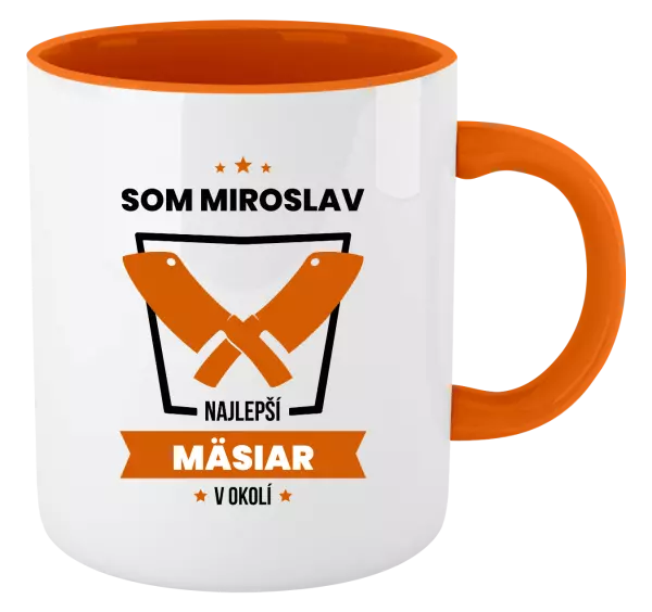 Hrnček  Najlepší v okolí - mäsiar