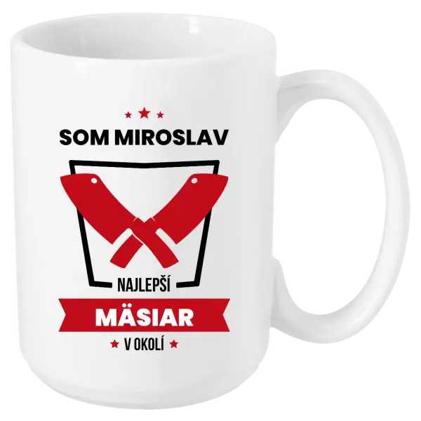 Hrnček Najlepší v okolí - mäsiar