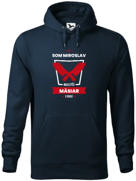 Pánska mikina Najlepší v okolí - mäsiar