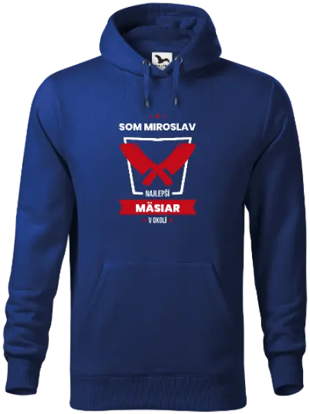 Pánska mikina Najlepší v okolí - mäsiar