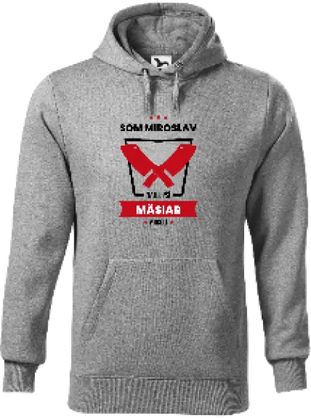 Pánska mikina Najlepší v okolí - mäsiar