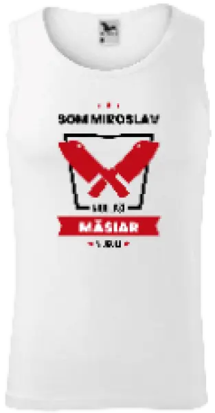 Pánske tielko Najlepší v okolí - mäsiar