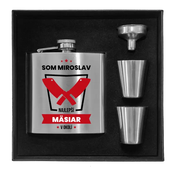 Ploskačka v krabičke Najlepší v okolí - mäsiar