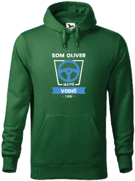 Pánska mikina Najlepší v okolí - vodič