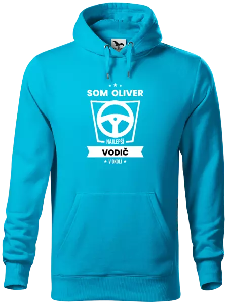 Pánska mikina Najlepší v okolí - vodič