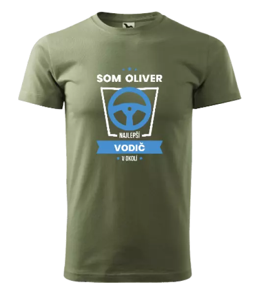 Pánske tričko Najlepší v okolí - vodič