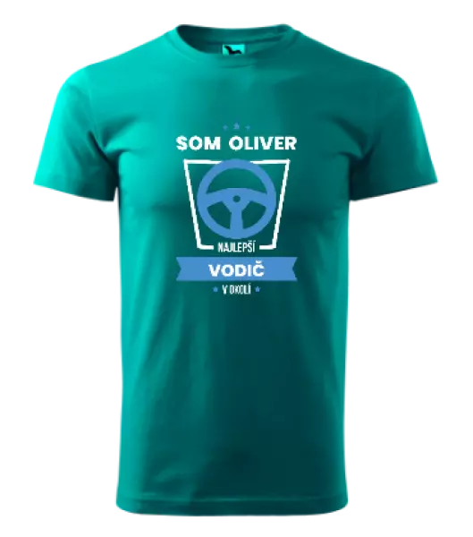 Pánske tričko Najlepší v okolí - vodič