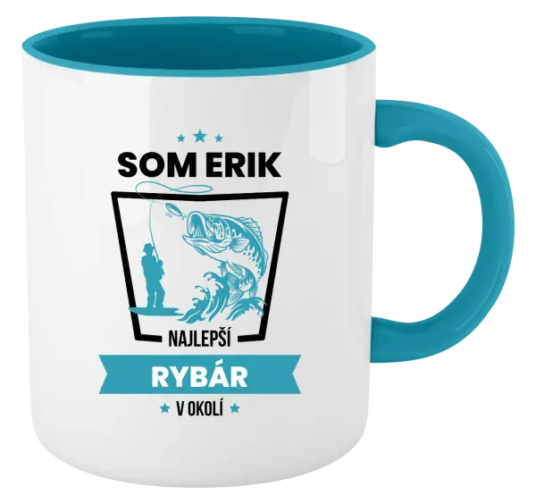 Hrnček  Najlepší v okolí - rybár