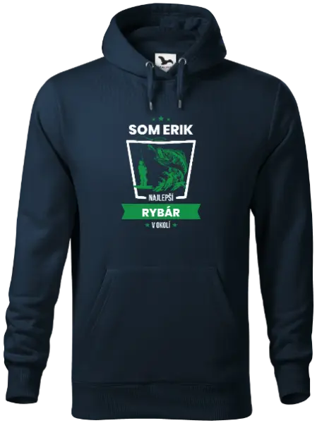 Pánska mikina Najlepší v okolí - rybár