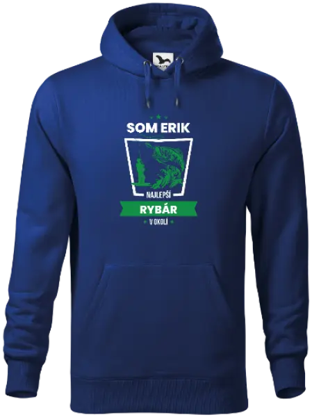 Pánska mikina Najlepší v okolí - rybár