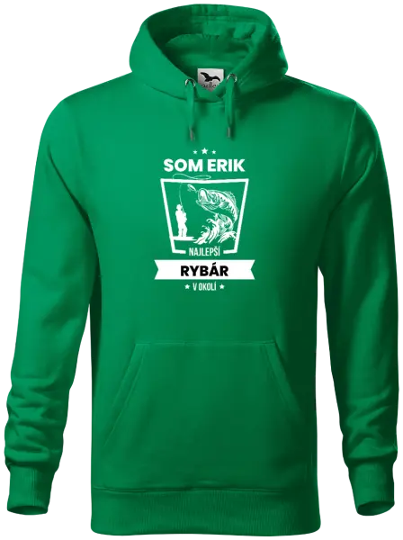 Pánska mikina Najlepší v okolí - rybár