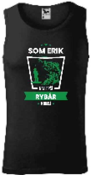 Pánske tielko Najlepší v okolí - rybár