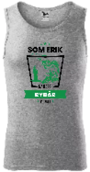 Pánske tielko Najlepší v okolí - rybár