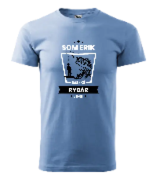 Pánske tričko Najlepší v okolí - rybár