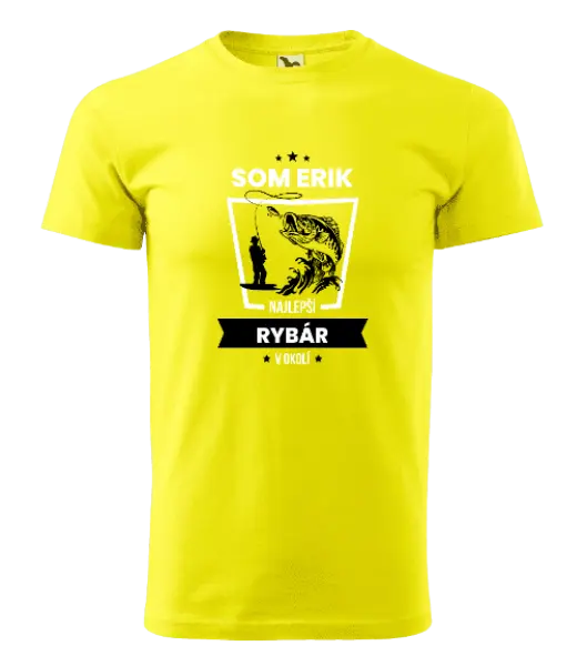 Pánske tričko Najlepší v okolí - rybár