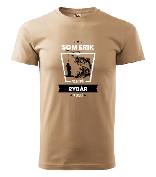 Pánske tričko Najlepší v okolí - rybár