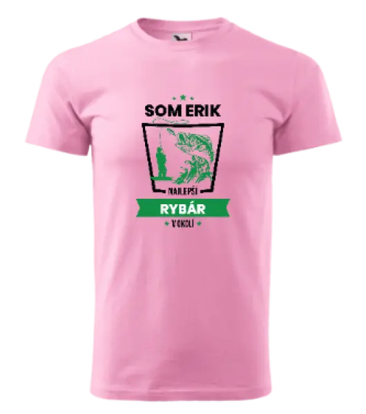 Pánske tričko Najlepší v okolí - rybár
