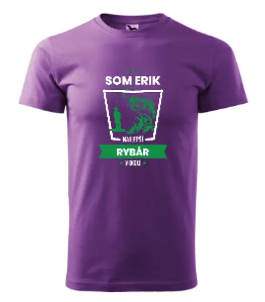 Pánske tričko Najlepší v okolí - rybár